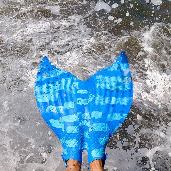 Finis Luna Eclipse Mermaid Swimming Fin | Blue/turquoise | Size 36-42