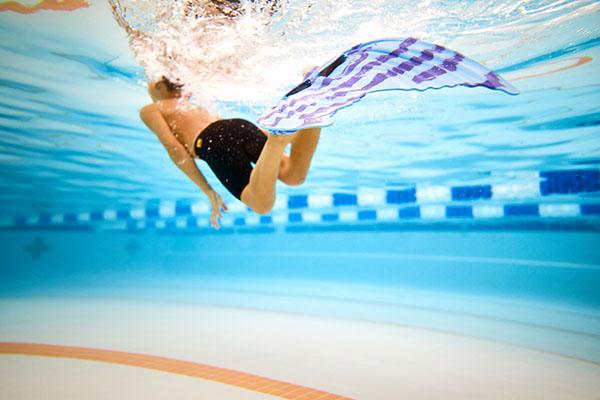 Finis Luna Eclipse Mermaid Swim Fin | Petrol/dark Blue | Size 28-35