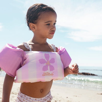 Swim Essentials Puddle Jumper - Pink - Blomstermarked - 2/6 år