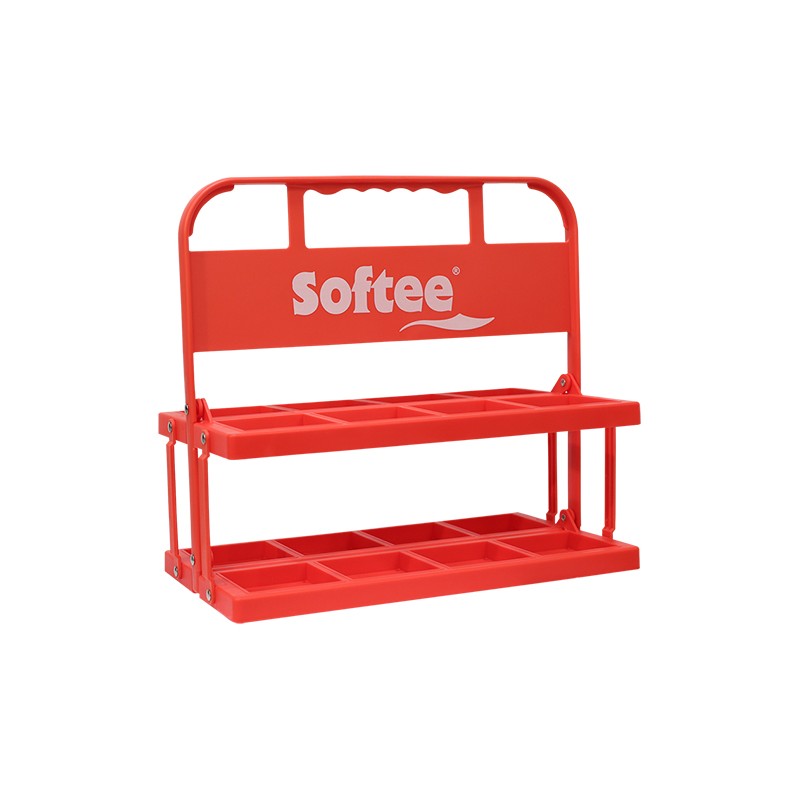 Foldable Bottle Holder For 8 Bottles 750ml Rojo
