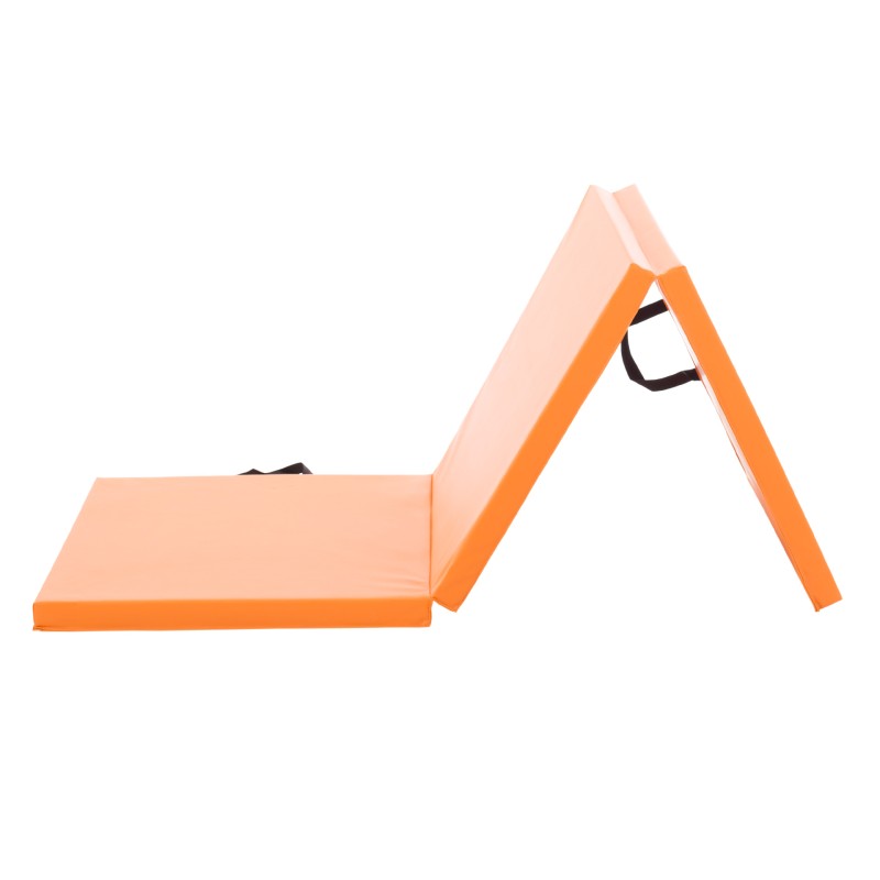 Foldbar Softee Gulvmåtte 180x60x4cm Sort