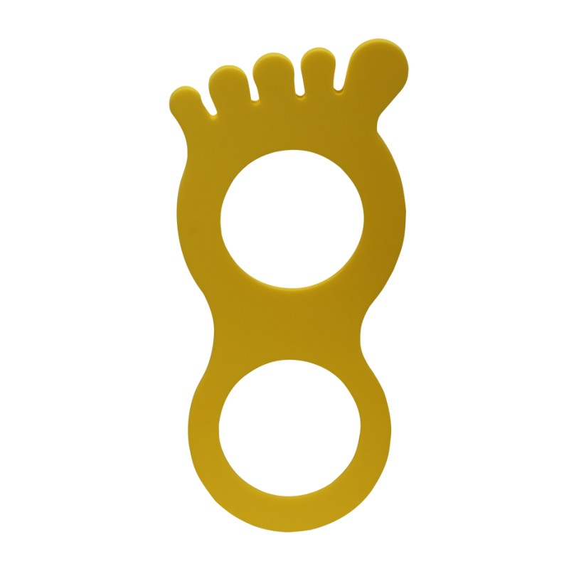 Foot-shaped Mat 4 Cm Azul ÚNICA