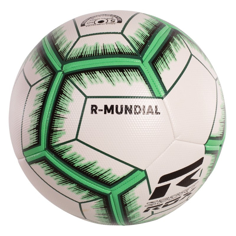 Liathróid Peile Rox R-mundial Méid Bán/Glas