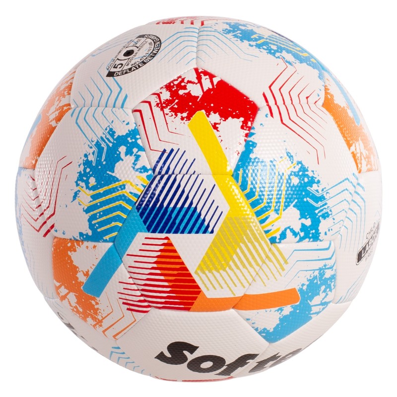 Fotbollsbollsmjuka King Vit/Blå