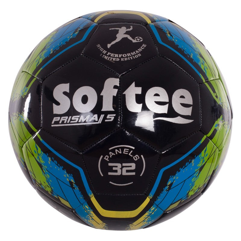 Pallone da calcio Softee Prisma misura 5 giallo