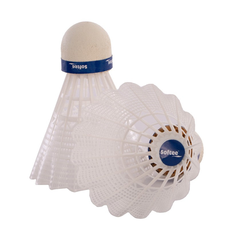 Ozdoby Badminton Softee 0,5 6uds Blanco ÚNICA