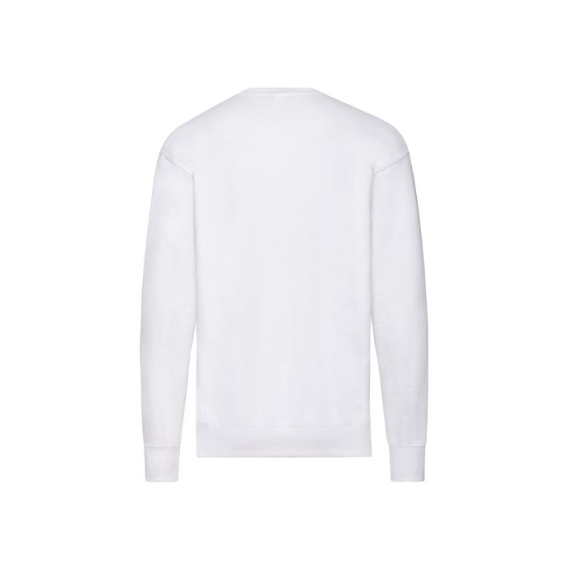 Felpa in felpa leggera con inserto Fruit Of The Loom per adulti bianca