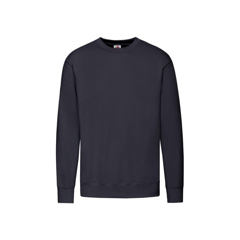 Felpa in felpa leggera con inserto Fruit Of The Loom per adulti verde