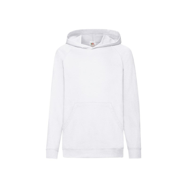 Fruit Of The Loom Lightweight Hooded Sweat Kids Sweatshirt Azul