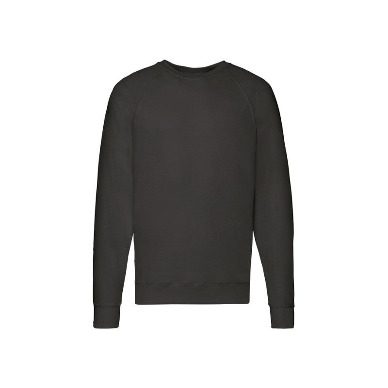 Fruit Of The Loom Lightweight Raglan Sweat Sweatshirt Negro
