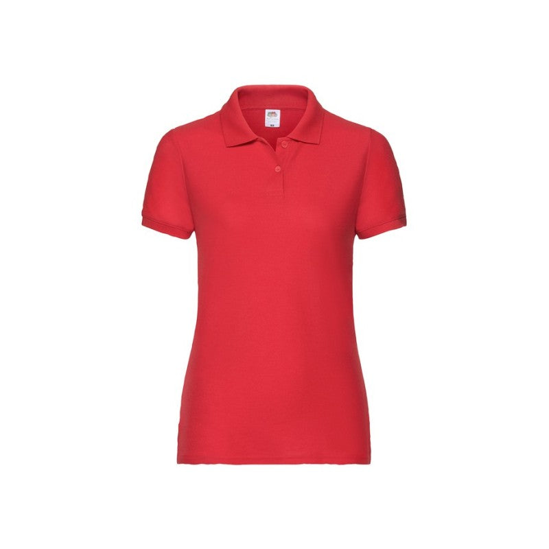 Fruit Of The Loom Tricou Polo Femei 65/35 Rojo
