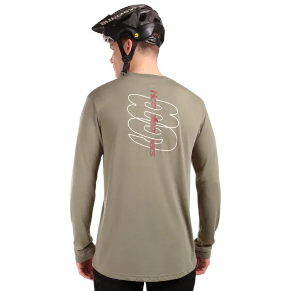 Horsefeathers Fury Ls Fahrradtrikot (Taupe)