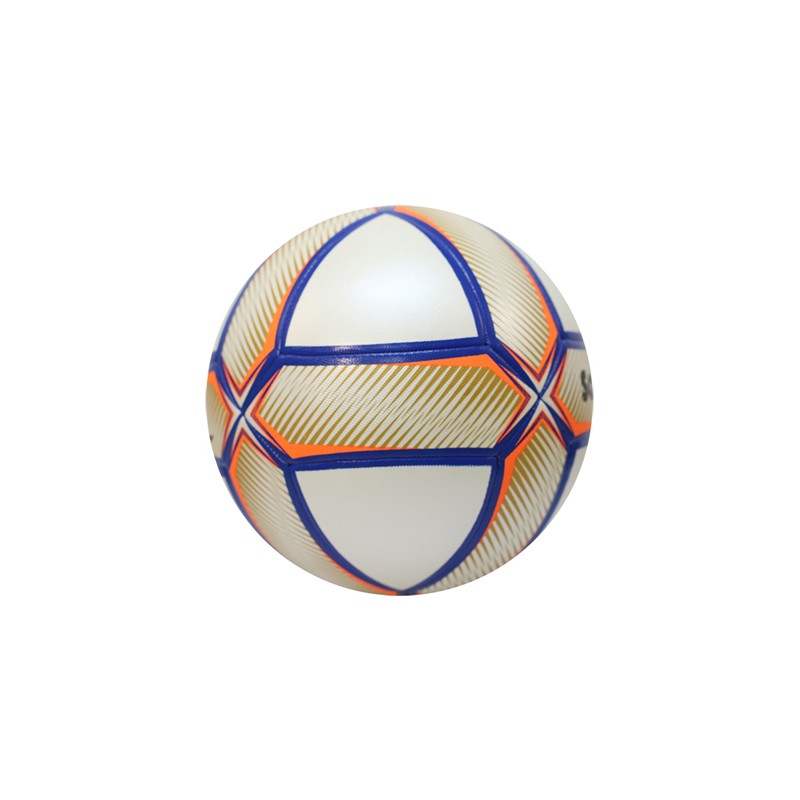 Futsalový míč Softee Prime Hybrid Blanco/Azul/Naranja/Oro