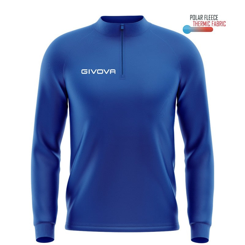 Mikina Givova Tecnica 500 Half Zip Rojo