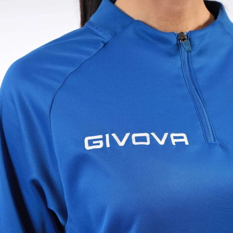 Givova Tecnica 500 Half Zip Sweatshirt Rojo