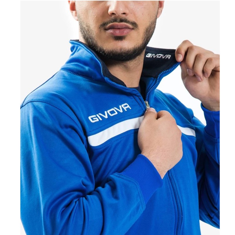 Givova Tuta One Full Zip Tracksuit Rojo/Marino