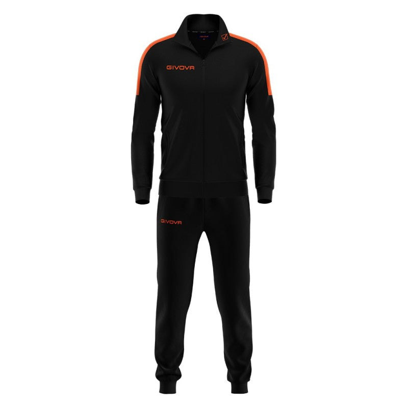 Givova Tuta Revolution Fluor Tracksuit Negro/Fucsia
