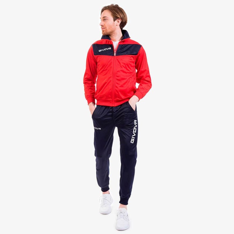 Givova Visa Tracksuit Negro/Turquesa