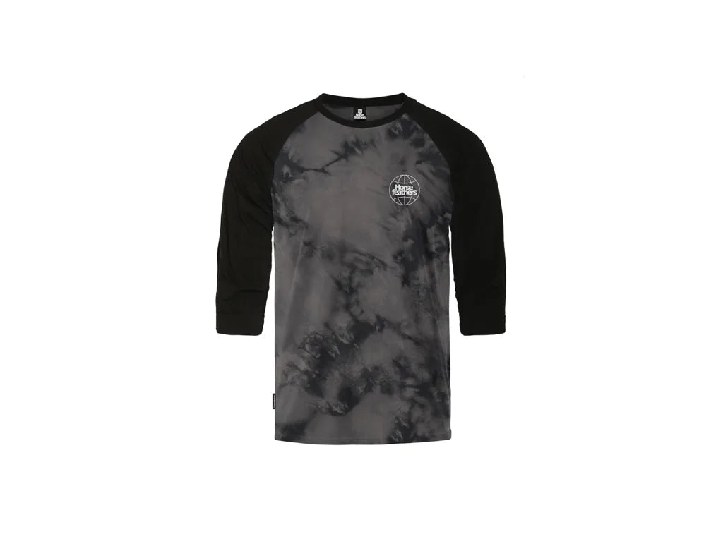 Horsefeathers Global Raglan Tshirt (black/tie Dye)