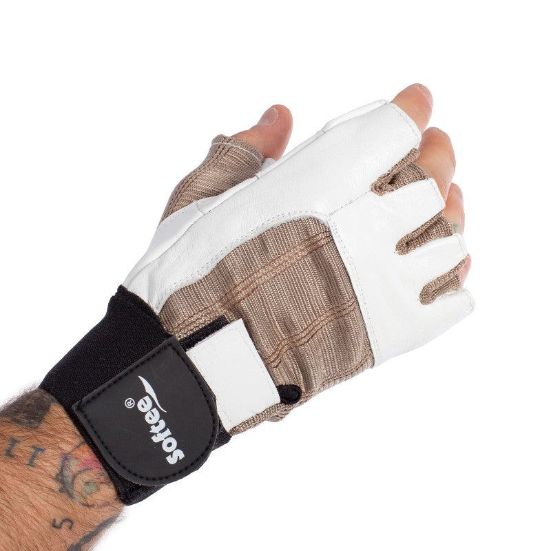 Para rękawiczek Spandex Biały