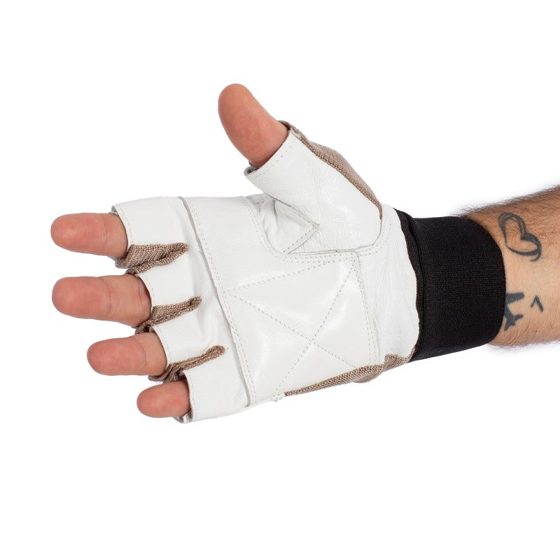 Para rękawiczek Spandex Biały