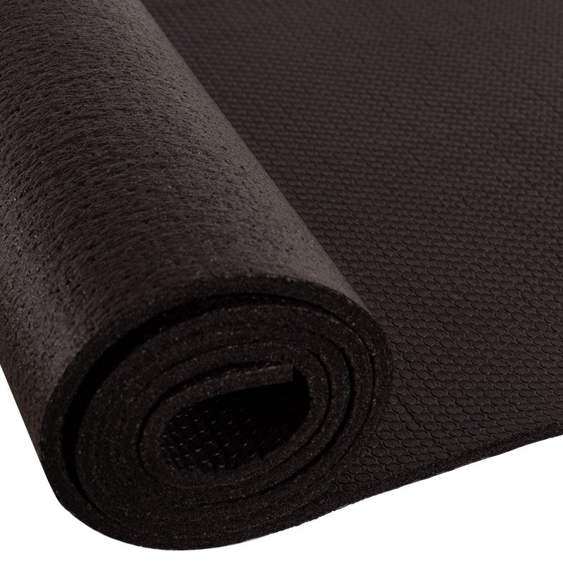 Hård 8 Mm Yogamåtte Sort 173X61X08 Cm