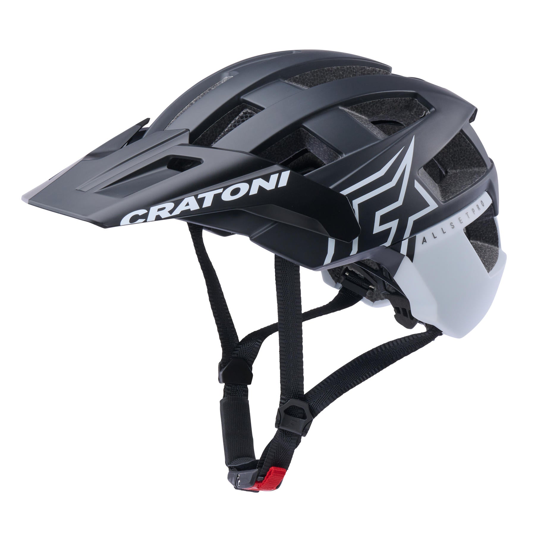 Helma Cratoni Allset Pro Black/white Matt