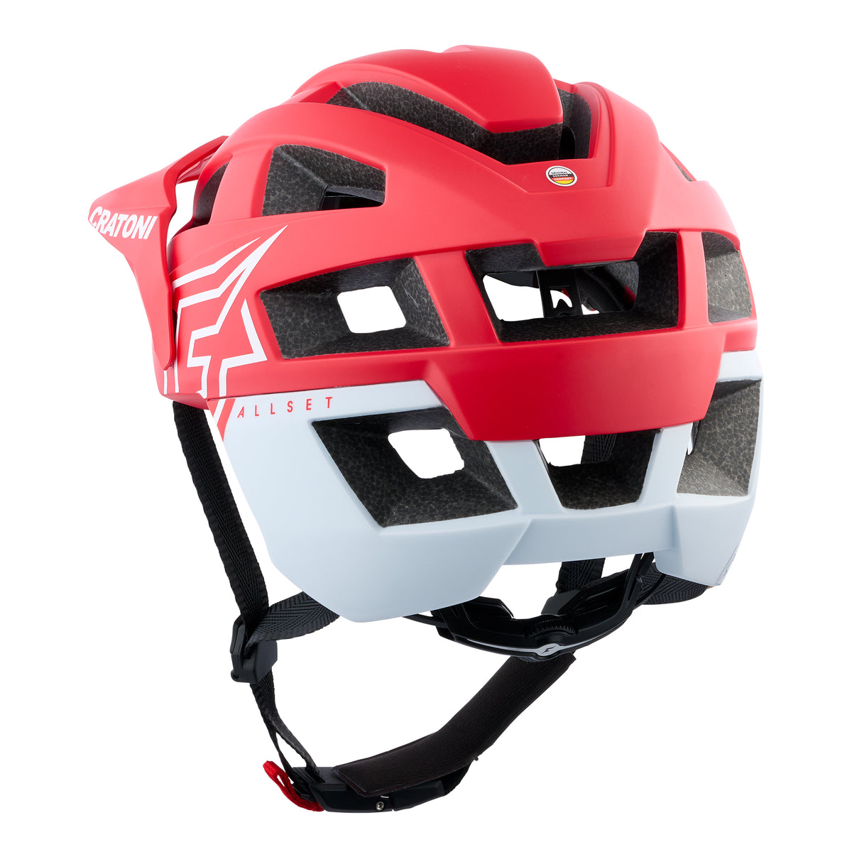Clogad Cratoni Allset Pro Matt dearg/bán