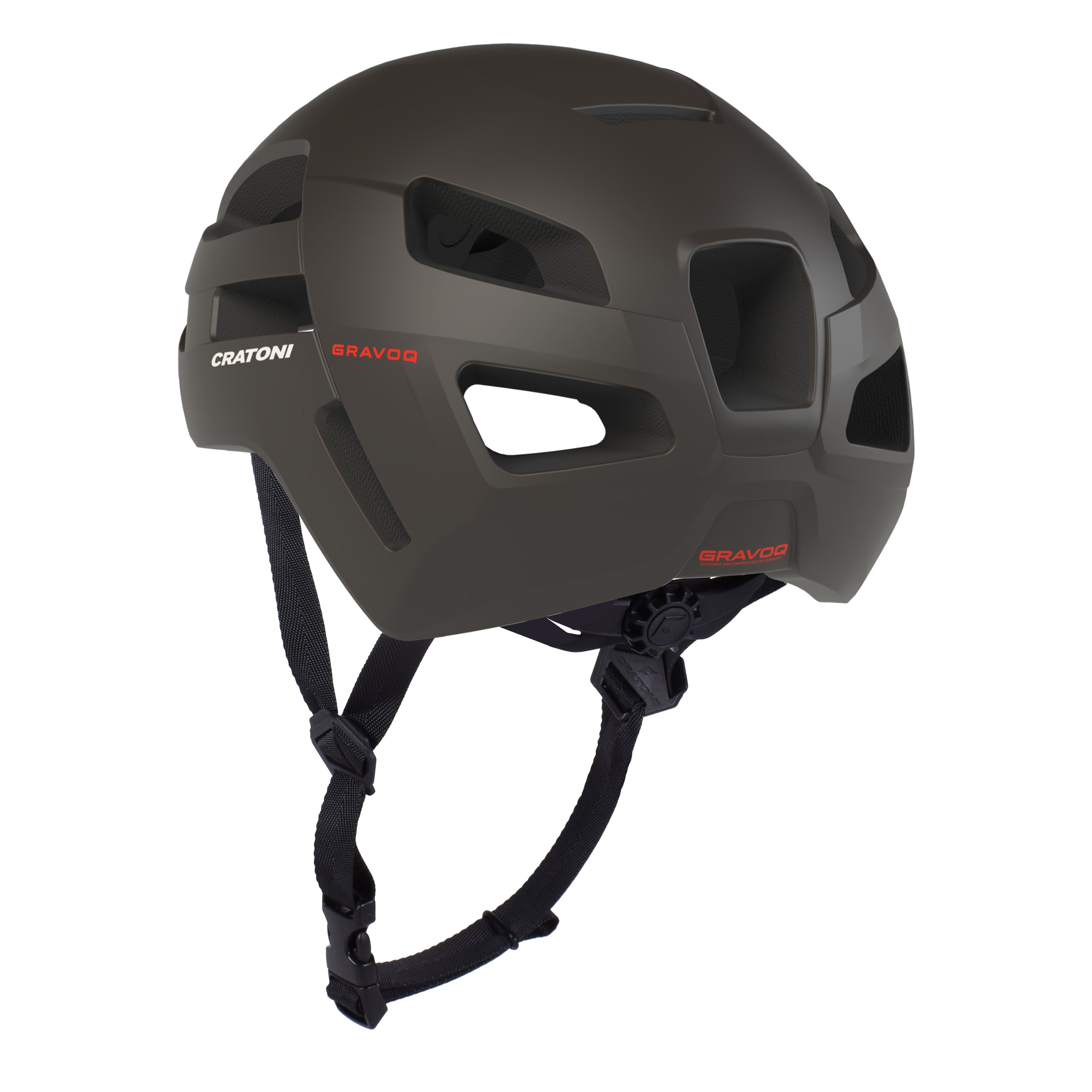 Clogad Cratoni Gravoq Neamhlonrach Dubh - M/l (57-61cm)
