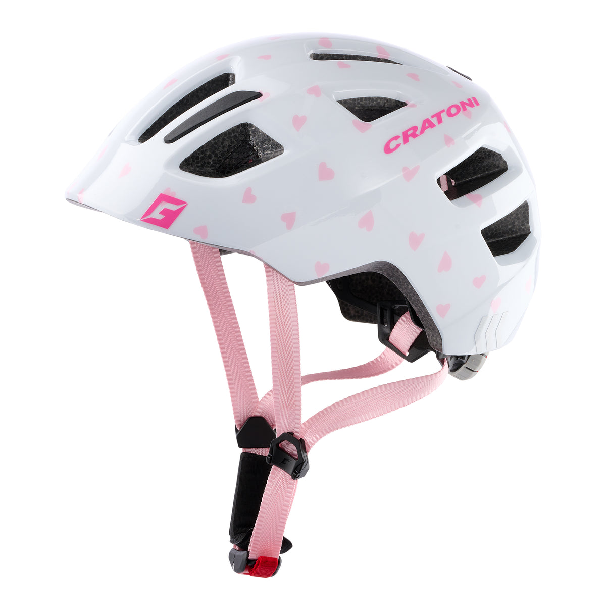 Casque enfant Cratoni Maxster Heart Rose Glossy