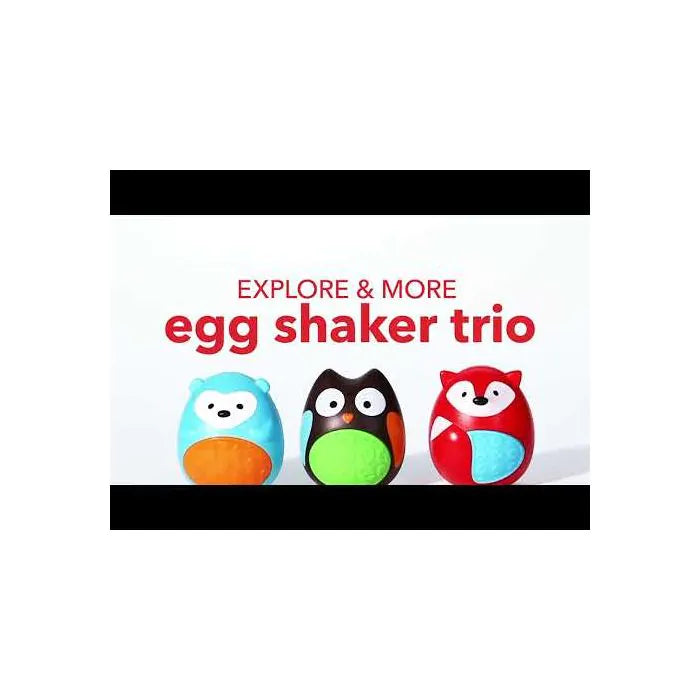Skip Hop Explore & More Egg Shaker Trio