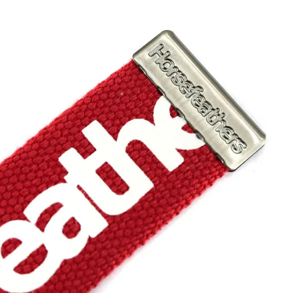 Horsefeathers Idol Belt (red)