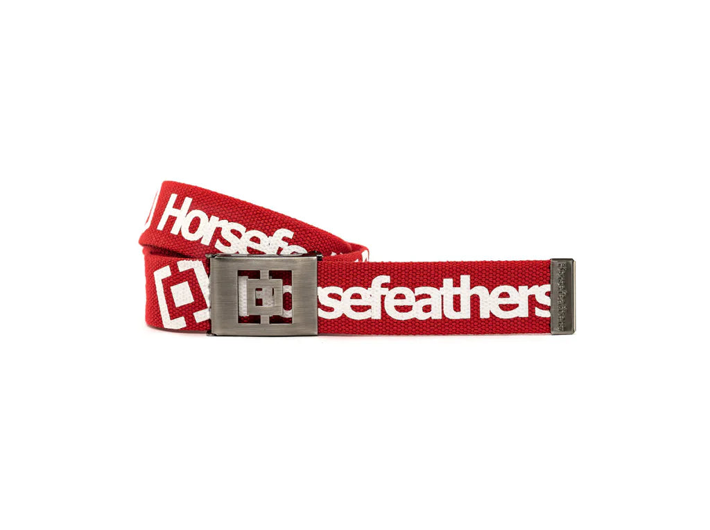 Horsefeathers Idol Belt (red)