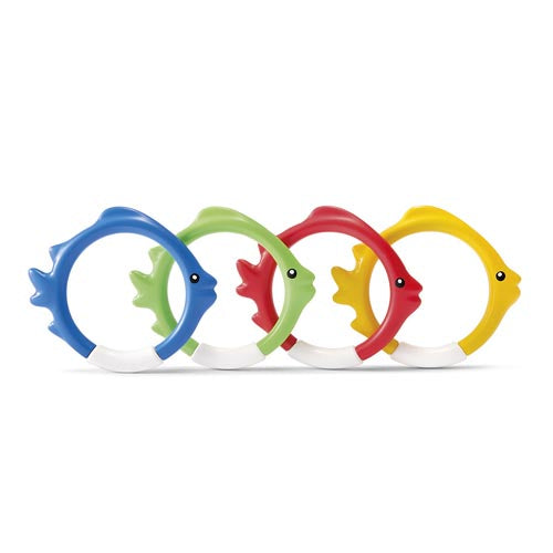 Anéis de mergulho para peixes Intex | Conjunto de 4
