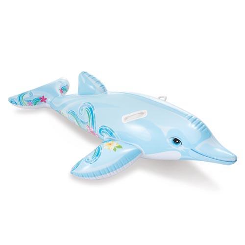 Intex Dolphin Ride-on | Blue | 175x66 Cm
