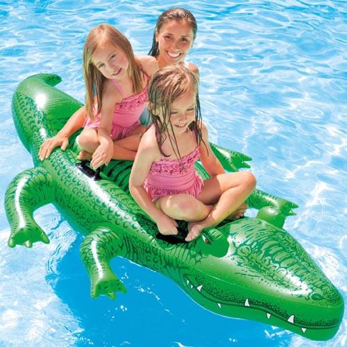 Intex Crocodile Ride-on 203x114 cm