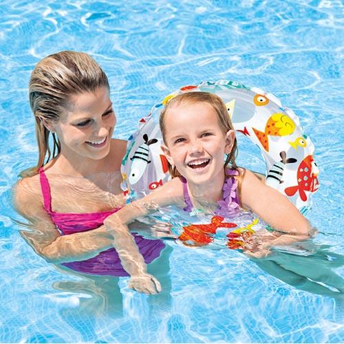 Пръстен за плуване Intex Lively Print Ø 51 Cm | Асортимент Цветове