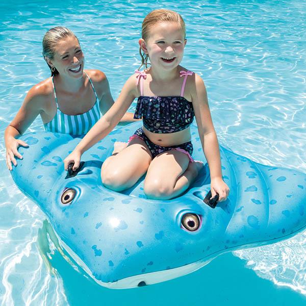 Intex Stingray loopauto | Blauw | 185x145 Cm