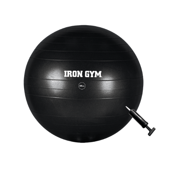 Iron Gym - Ballon d'exercice 65 cm Incl. Pompe