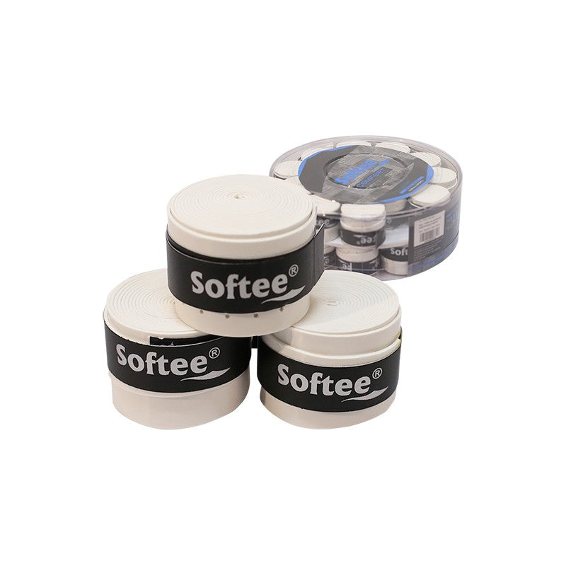 Dose 30 Perforierte Softee Overgrips Comfort Blanco ÚNICA