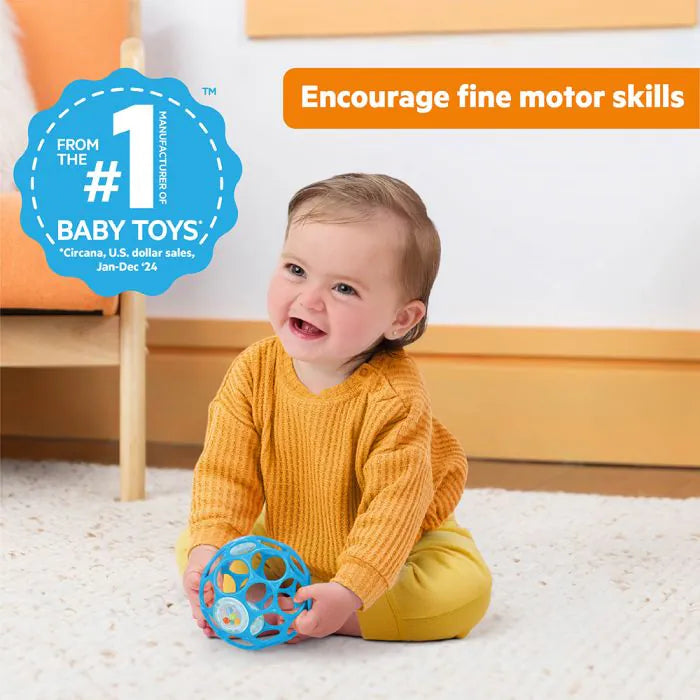 Oball Oball Rattle Easy-grasp Toy - Blue