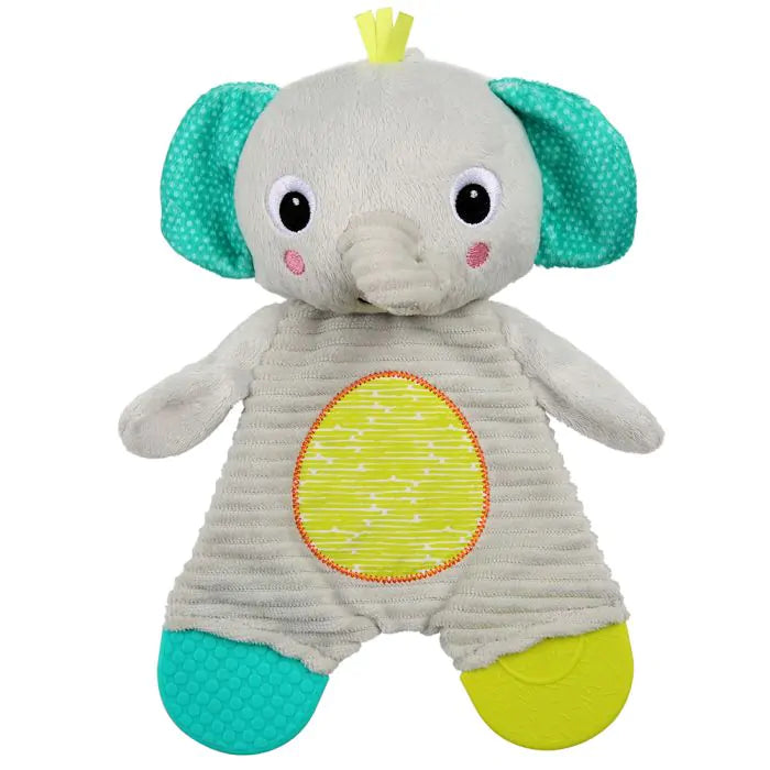 Bright Starts Snuggle & Teethe Plush Teether Elephant