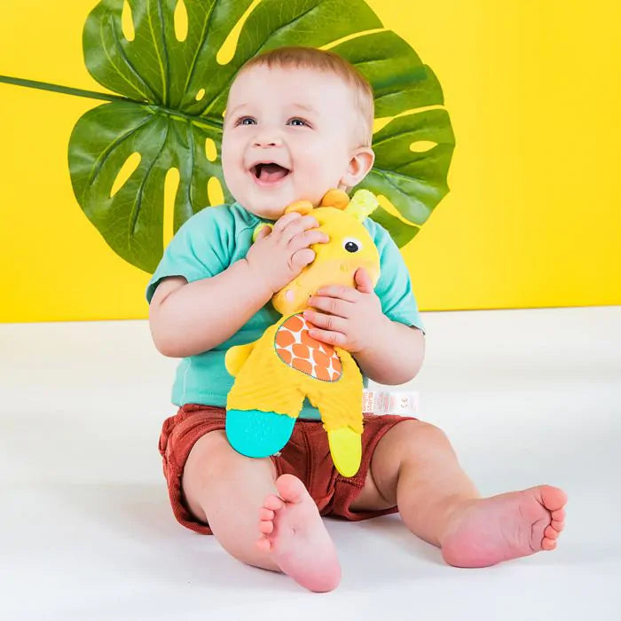 Bright Starts Snuggle & Teethe Plush Teether Giraffe