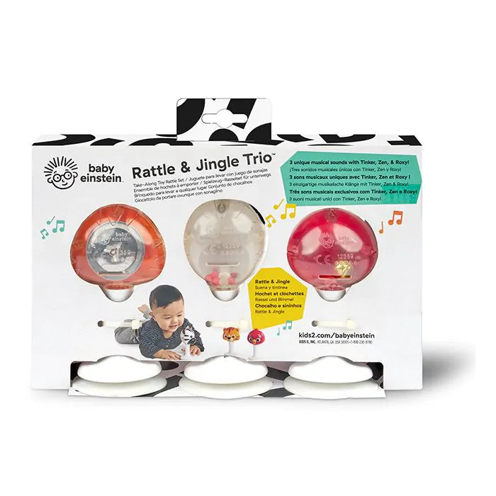 Baby Einstein Rattle & Jingle Trio Rattle Set