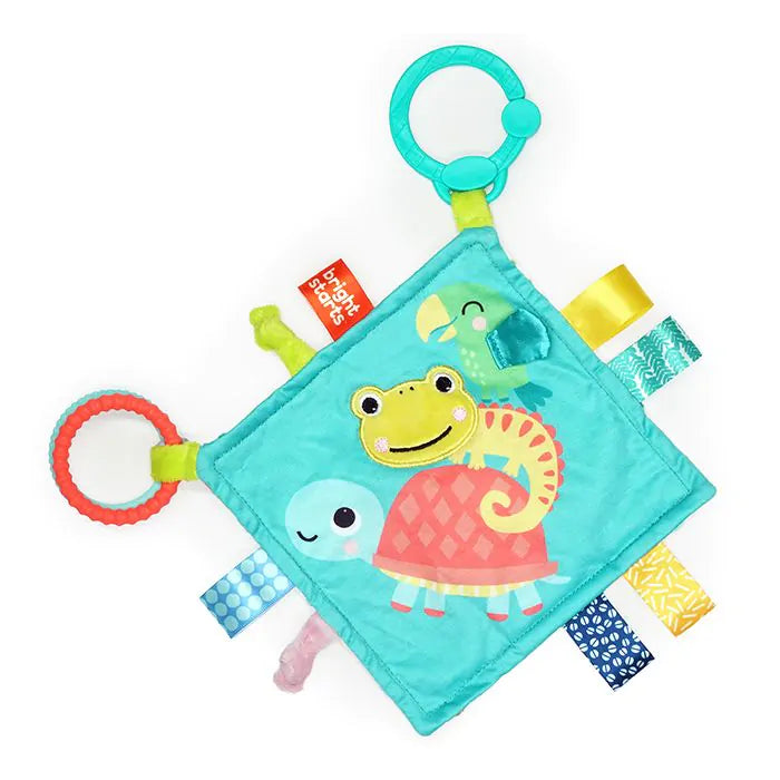 Bright Starts Fuzzy Feelies Soothing Blankie
