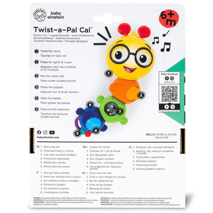Сензорна играчка Baby Einstein Twist-a-pal Cal