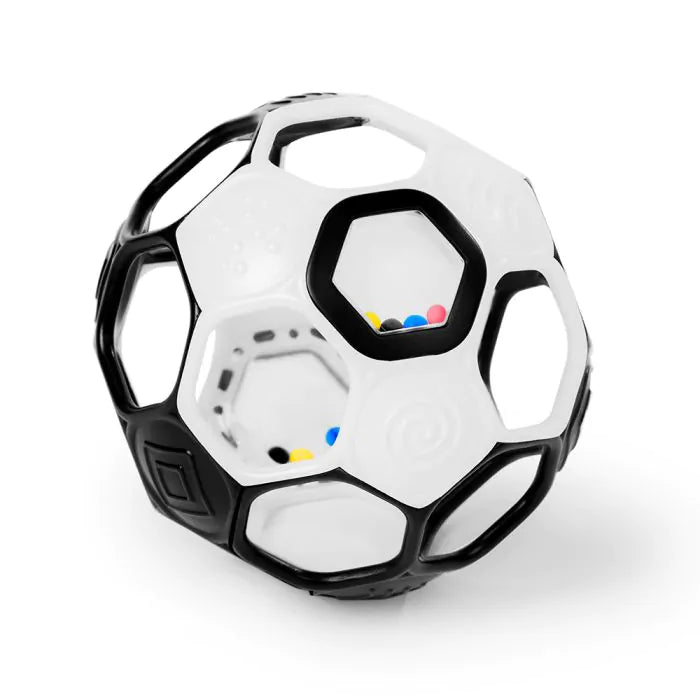 Oball Grippin' Goals Rattle Ball Black & White