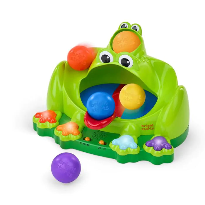 Играчка с топка Bright Starts Poppin' Ball Frog