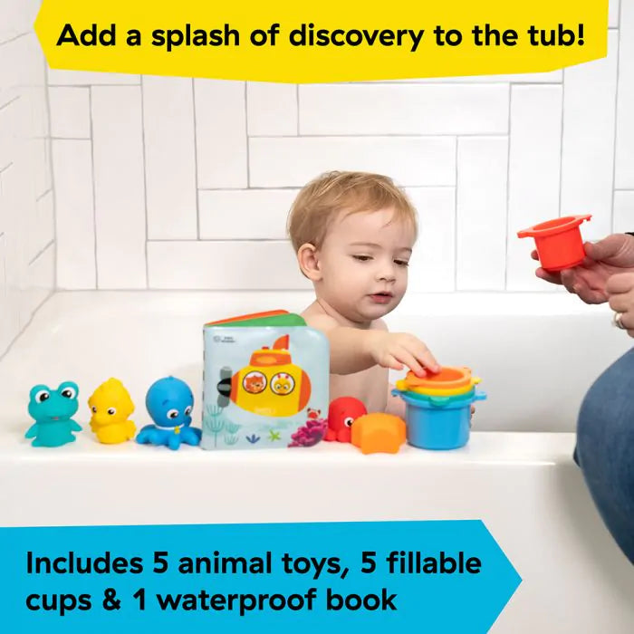Подаръчен комплект за баня Baby Einstein Opus Bath Pals от 11 части