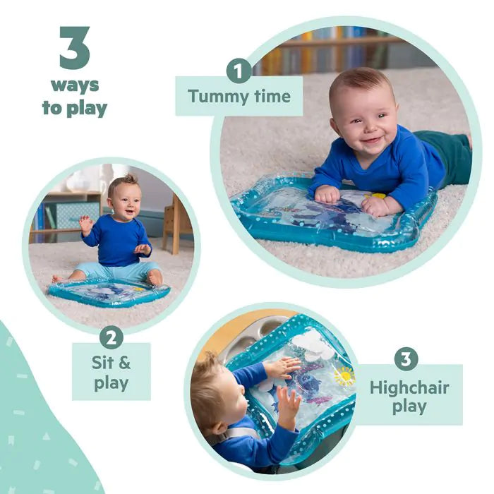 Bright Starts Stitch Making Waves Tummy Time Water Mat